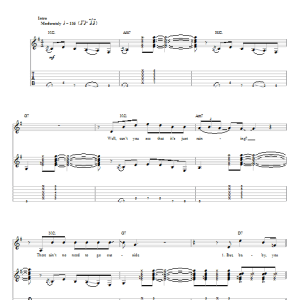 Jack Johnson Banana Pancakes Musik Noten - Guitar Tab - 51666-0