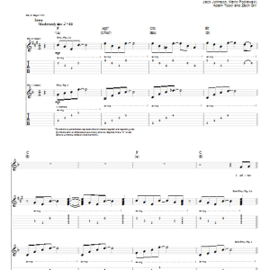 Jack Johnson Only The Ocean Musik Noten - Guitar Tab - 75791-0