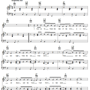 Jack Johnson Talk Of The Town Musik Noten - Piano, Vocal & Guitar Chords - 56401-0