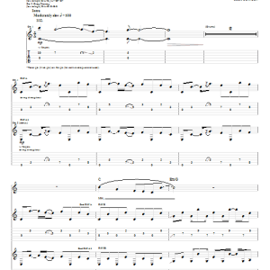 Jack Johnson What You Thought You Need Musik Noten - Guitar Tab - 64167-0