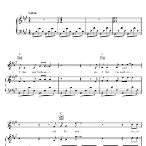 Jack Jones Love Story (You And Me) Musik Noten - Piano, Vocal & Guitar Chords - 121003-0