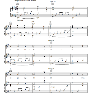 Jackie Evancho O Mio Babbino Caro Musik Noten - Piano, Vocal & Guitar Chords - 87770-0