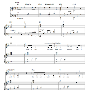Jackie Evancho Reflection (Pop Version) (from Mulan) Musik Noten - Piano & Vocal - 94510-0
