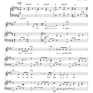 Jackie Evancho What A Wonderful World Musik Noten - Piano & Vocal - 94517-0