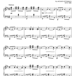 Jacques Offenbach Barcarolle (arr. Richard Walters) Musik Noten - Piano Solo - 155091-0