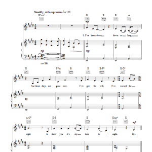 Jade Ewen It's My Time Musik Noten - Piano, Vocal & Guitar Chords - 46782-0
