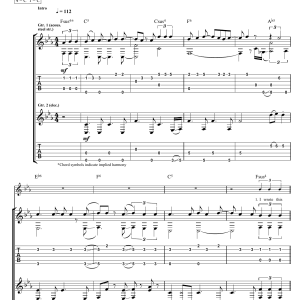Jake Bugg Kitchen Table Musik Noten - Guitar Tab - 120166-0