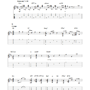 Jake Reichbart Away In A Manger Musik Noten - Solo Guitar - 99154-0