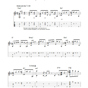 Jake Reichbart So Nice (Summer Samba) Musik Noten - Solo Guitar - 94228-0