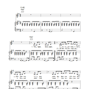 Jamelia Thank You Musik Noten - Piano, Vocal & Guitar Chords - 27354-0