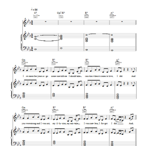 James Arthur Impossible Musik Noten - Piano, Vocal & Guitar Chords - 115375-0
