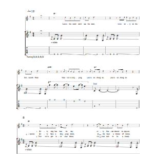 James Avalanche Musik Noten - Guitar Tab - 23686-0