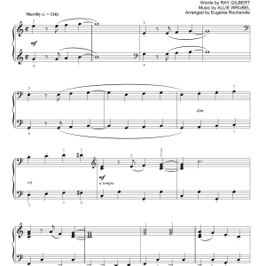 James Baskett Zip-A-Dee-Doo-Dah (from Song Of The South) (arr. Eugenie Rocherolle) Musik Noten - Piano Solo - 88160-0