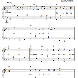 James Baskett Zip-A-Dee-Doo-Dah (from Song Of The South) (arr. Gary Meisner) Musik Noten - Accordion - 30445-0
