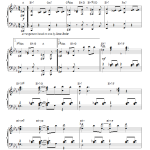 James Booker Pixie (arr. Brent Edstrom) Musik Noten - Piano Solo - 91470-0