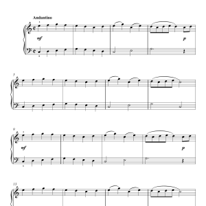 James Hook Gavotta Musik Noten - Easy Piano - 123646-0