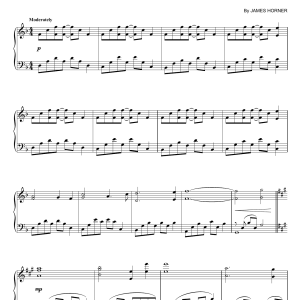 James Horner "Hard To Starboard" Musik Noten - Piano, Vocal & Guitar Chords - 18360-0