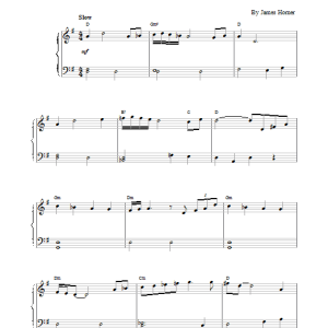 James Horner Zorro's Theme Musik Noten - Piano Solo - 17131-0