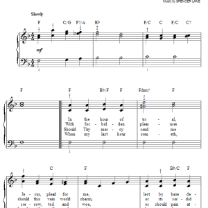 James Montgomery In The Hour Of Trial Musik Noten - Easy Piano - 30531-0