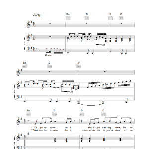 James Morrison The Letter Musik Noten - Piano, Vocal & Guitar Chords - 36861-0