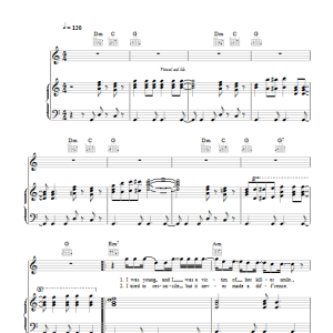 James Morrison The Only Night Musik Noten - Piano, Vocal & Guitar Chords - 43532-0