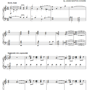 James Newton Howard A Fateful Meeting Musik Noten - Piano Solo - 54680-0