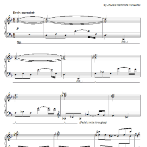 James Newton Howard The Empire State Building Musik Noten - Piano Solo - 54691-0