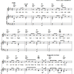 James Rado Hair Musik Noten - Piano, Vocal & Guitar Chords - 24786-0
