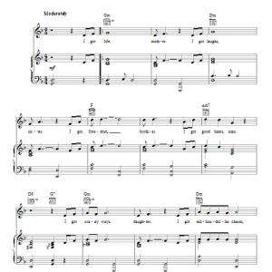 James Rado I Got Life Musik Noten - Piano, Vocal & Guitar Chords - 96313-0