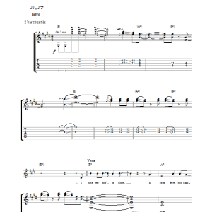 James Sit Down Musik Noten - Guitar Tab - 32117-0