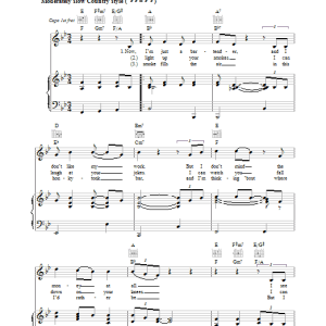 James Taylor Bartender's Blues Musik Noten - Piano, Vocal & Guitar Chords - 36642-0