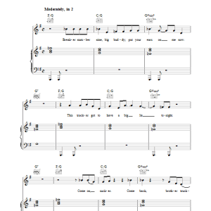 James Taylor Brother Trucker Musik Noten - Piano, Vocal & Guitar Chords - 36650-0