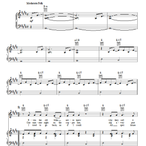 James Taylor Copperline Musik Noten - Piano, Vocal & Guitar Chords - 99233-0