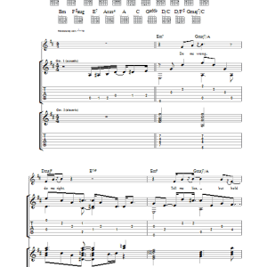 James Taylor Don't Let Me Be Lonely Tonight Musik Noten - Guitar Tab - 36690-0