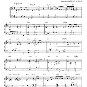 James Van Heusen Call Me Irresponsible [Jazz version] (arr. Brent Edstrom) Musik Noten - Piano Solo - 171900-0
