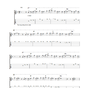 James Waltzing Along Musik Noten - Guitar Tab - 23694-0