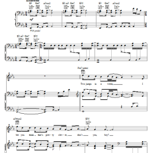 Jamie Cullum High And Dry Musik Noten - Piano, Vocal & Guitar Chords - 92036-0