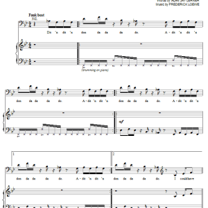 Jamie Cullum I Could Have Danced All Night Musik Noten - Piano, Vocal & Guitar Chords - 30026-0