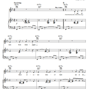Jamie Cullum I Get A Kick Out Of You Musik Noten - Piano, Vocal & Guitar Chords - 91998-0