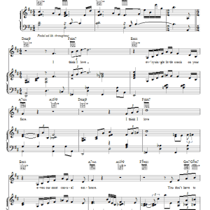 Jamie Cullum I Think, I Love Musik Noten - Piano, Vocal & Guitar Chords - 76291-0