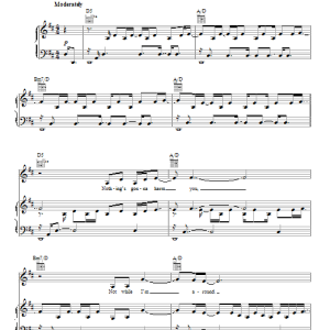 Jamie Cullum Not While I'm Around Musik Noten - Piano, Vocal & Guitar Chords - 76281-0