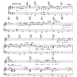 Jamie Cullum What A Diff'rence A Day Made Musik Noten - Piano, Vocal & Guitar Chords - 30028-0