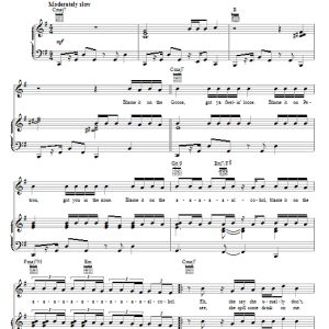 Jamie Foxx featuring T-Pain Blame It Musik Noten - Piano, Vocal & Guitar Chords - 70177-0