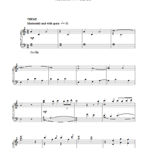 Jan A.P. Kaczmarek Evening (Theme) Musik Noten - Piano Solo - 103879-0