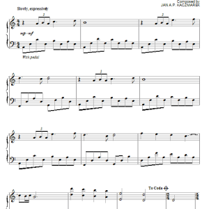 Jan A.P. Kaczmarek Unfaithful Musik Noten - Piano Solo - 54215-0
