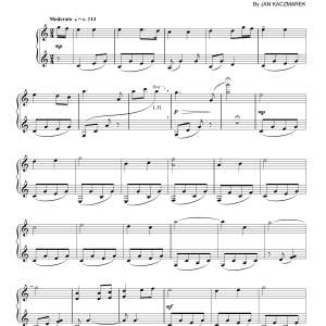 Jan Kaczmarek The Park On Piano (from Finding Neverland) Musik Noten - Piano Solo - 172131-0
