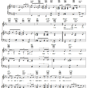 Jane Monheit I'm Thru With Love Musik Noten - Piano, Vocal & Guitar Chords - 27512-0