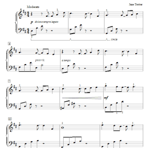 Jane Trotter Sweetly Dreaming Musik Noten - Educational Piano - 55707-0