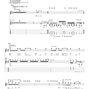 Jane's Addiction True Nature Musik Noten - Guitar Tab - 26879-0