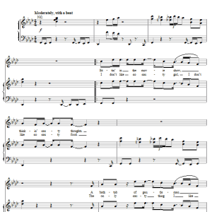 Janet Jackson Nasty Musik Noten - Piano, Vocal & Guitar Chords - 24574-0
